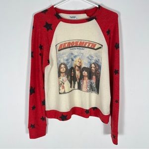 Lauren Moshi Beverly Hills Aerosmith Star  graphic Sweatshirt Size XS